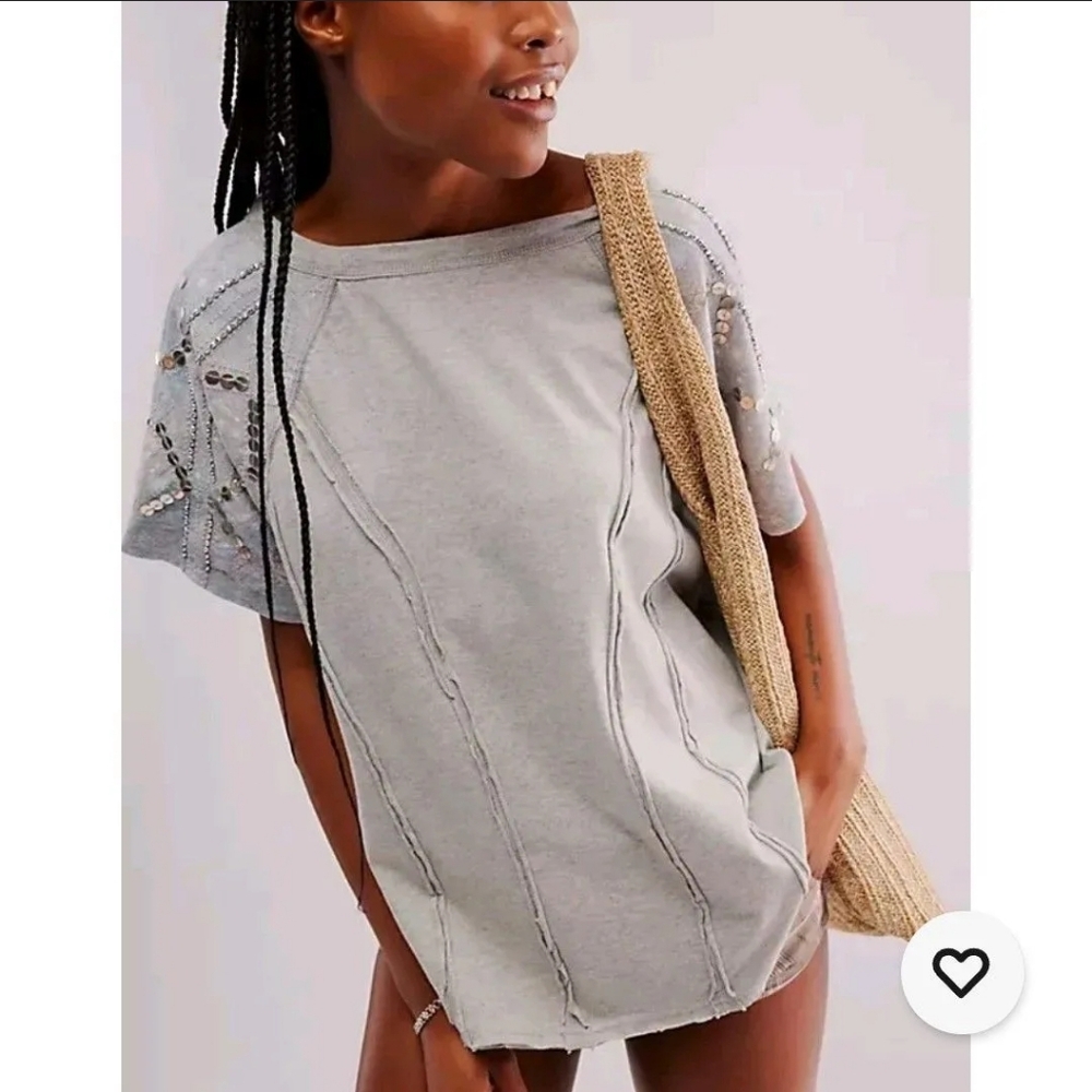 NWT S Free People Shine Me Out Top